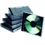 Q-Connect Black /Clear CD Jewel Case (Pack of 10)