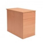 Serrion Desk High Pedestal 600 Bavarian Beech