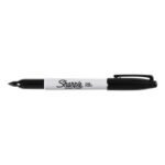Sharpie Permanent Markers Fine Tip 0.9mm Black S0810930 Pack of 12