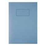 Silvine Exercise Book Ruled and Margin 80 Pages 75gsm A4 Blue EX108 Pack of 10