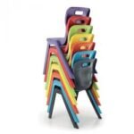 Titan Chairs Classroom Chair Sky Blue 380mm