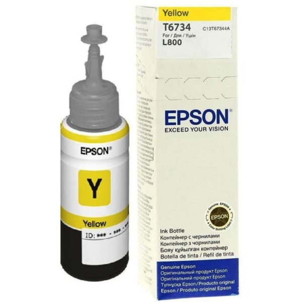 INK EPSON T6734 YELLOW C13T67344A L805/810/850/180