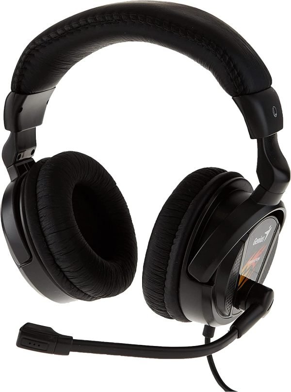HEADPHONE GENIUS HS–G600V  GAMING BLACK