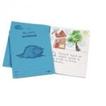 Blue 203 x 165mm General Workbook 32-Page, 12mm Ruled Plain Alternate Pack of 25
