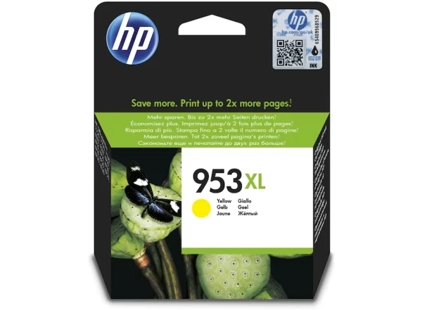 INK HP 953XL YELLOW CARTRIDGE F6U18AE