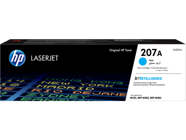 TONER HP 207A CYAN W2211A 255/282/283