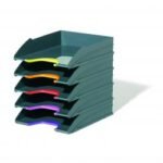 Durable Varicolor Letter Tray Set 770557 Set 5