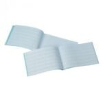 Light Blue 140 x 241mm Music Manuscript Book 32-Page, 6mm Stave Pack of 50