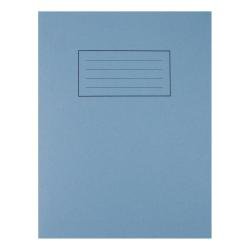 silvine-exercise-book-ruled-and-margin-80-pages-75gsm-229x178mm-blue-ref-ex104-pack-10 Silvine Exercise Book Ruled and Margin 80 Pages 75gsm 229x178mm Blue EX104 Pack of 10 - Image 1