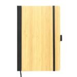 A5 size Bamboo Notebooks with Pen Loop & Page Marker