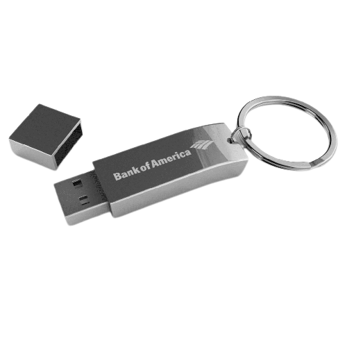 Metal USB Flash with Key Ring