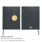 A5 RPET Notebooks with Bamboo & Magnetic Closure - Image 4