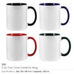 Two Tone Ceramic Mugs - Image 6