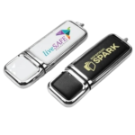 Leather with Chrome Finish USB