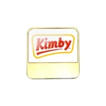 Square Metal Badges with Butterfly Clutch - Image 2