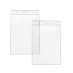 Clear Plastic ID Card Holder