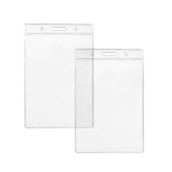 Clear Plastic ID Card Holder