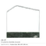 Crystal and Marble Awards in Fiber Hardboard Box - Image 3