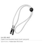 Double Hook Cord Lanyards with Adjustable Lock - Image 3