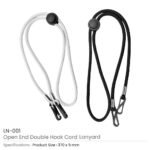 Double Hook Cord Lanyards with Adjustable Lock - Image 2