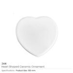 Heart Shaped Decorative Ceramics - Image 3