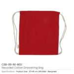 Recycled Cotton Drawstring Bags, 145gsm - Image 8