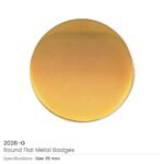 Round Flat Metal Badges 35mm - Image 3