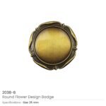 Round Flower Design Logo Badges - Image 3