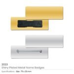 Shiny Gold and Silver Plated Badges - Image 5