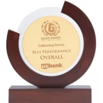 Wood Award Plaque with Printing