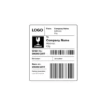 Thermal label with logo - Image 3