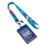 Full Color Lanyard with PU Holder - Image 2