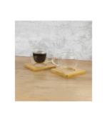 PAMA - Set of 2 Expresso Cup with Bamboo Coaster - Image 6