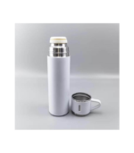 SAFFLE - Giftology Family Set of Vacuum Flask & Two Cups - White - Image 7