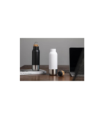 AVERSA - Hans Larsen RCS Recycled Stainless Steel Insulated Water Bottle - Black - Image 3