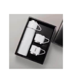 SAFFLE - Giftology Family Set of Vacuum Flask & Two Cups - White - Image 5