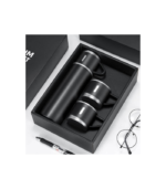 SAFFLE - Giftology Family Set of Vacuum Flask & Two Cups - Black - Image 4