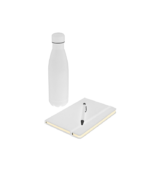 LAUTA - Giftology Set of Stainless Bottle, Notebook and Pen - White - Image 4