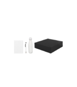 LAUTA - Giftology Set of Stainless Bottle, Notebook and Pen - White - Image 3