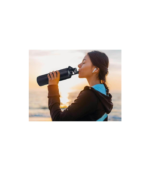 CERVO - Hans Larsen Vacuum Stainless Steel Bottle with Sports Lid - 1L - Black - Image 3