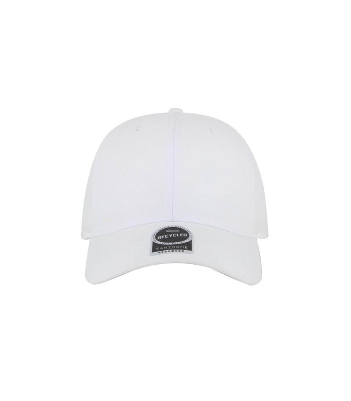 ULTRA - Santhome RPET 6 Panel DryNCool® Sport Cap - White