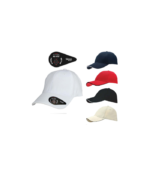 Santhome Nu-Fit® Performance Stretch-Fitted Cap - Red / Black - Image 3