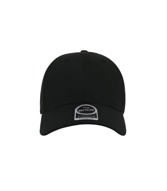 ULTRA - Santhome RPET 6 Panel DryNCool® Sport Cap - Black