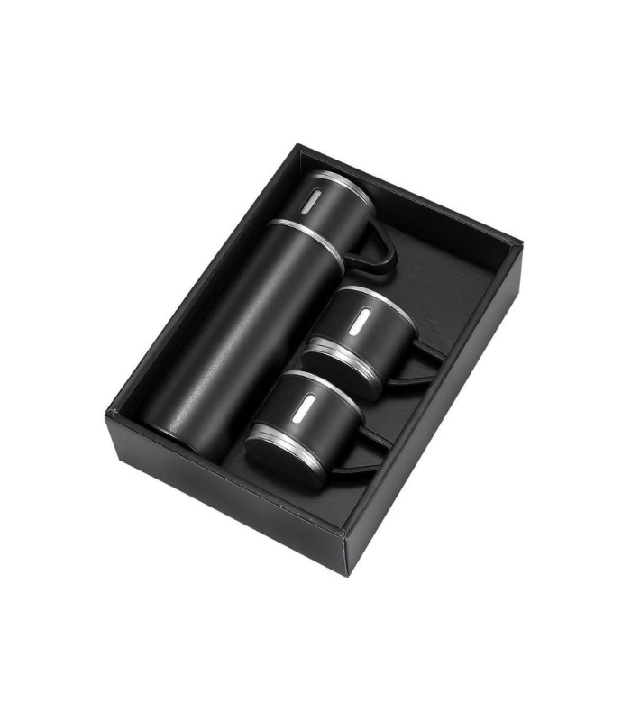 SAFFLE-Giftology-Family-Set-of-Vacuum-Flask-Two-Cups-Black