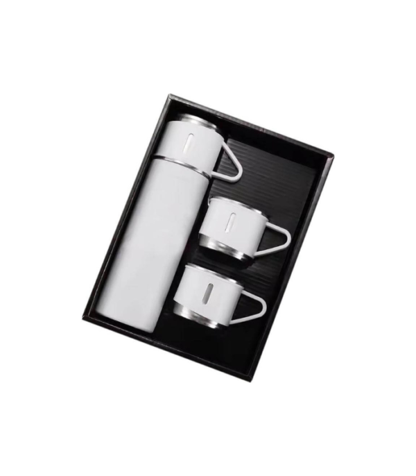 SAFFLE-Giftology-Family-Set-of-Vacuum-Flask-Two-Cups-White