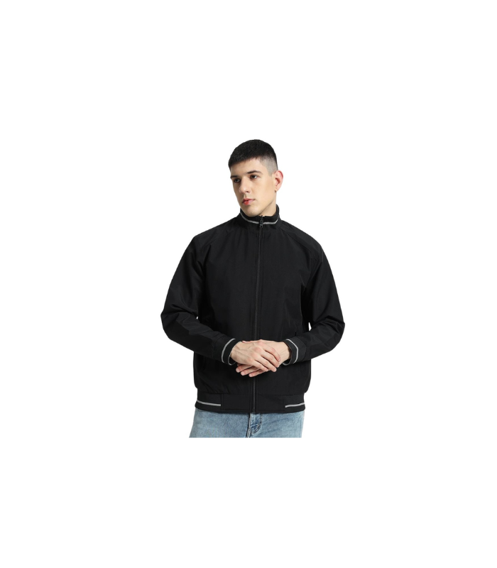 VARSITY - SANTHOME Men's Lightweight Reversible Bomber Jacket