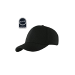 TITAN - Santhome Recycled 6 Panel Adjustable Cap - Black