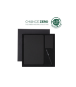 Custom Link TESSIN-CHANGE-ZERO-Sustainable-Gift-Set-with-Refillable-Notebook-Pen-Cardholder-Black