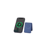 MAG3 - Giftology 3-in-1 Magnetic Wireless Charger Card Holder - Navy - Image 6