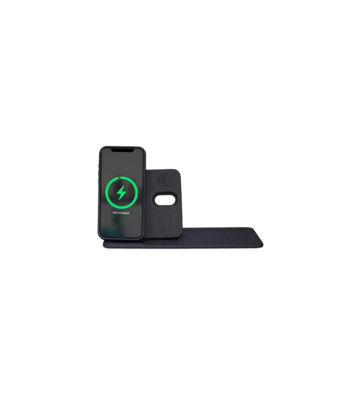 AVRON - Giftology 3-in-1 Magnetic Wireless Charger Desk Tray - Black